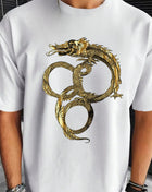 Tricou Dragon Auriu