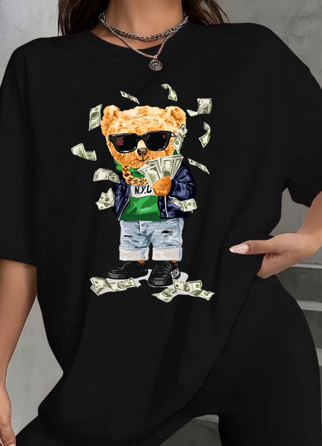 Tricou Oversized Money Bearz