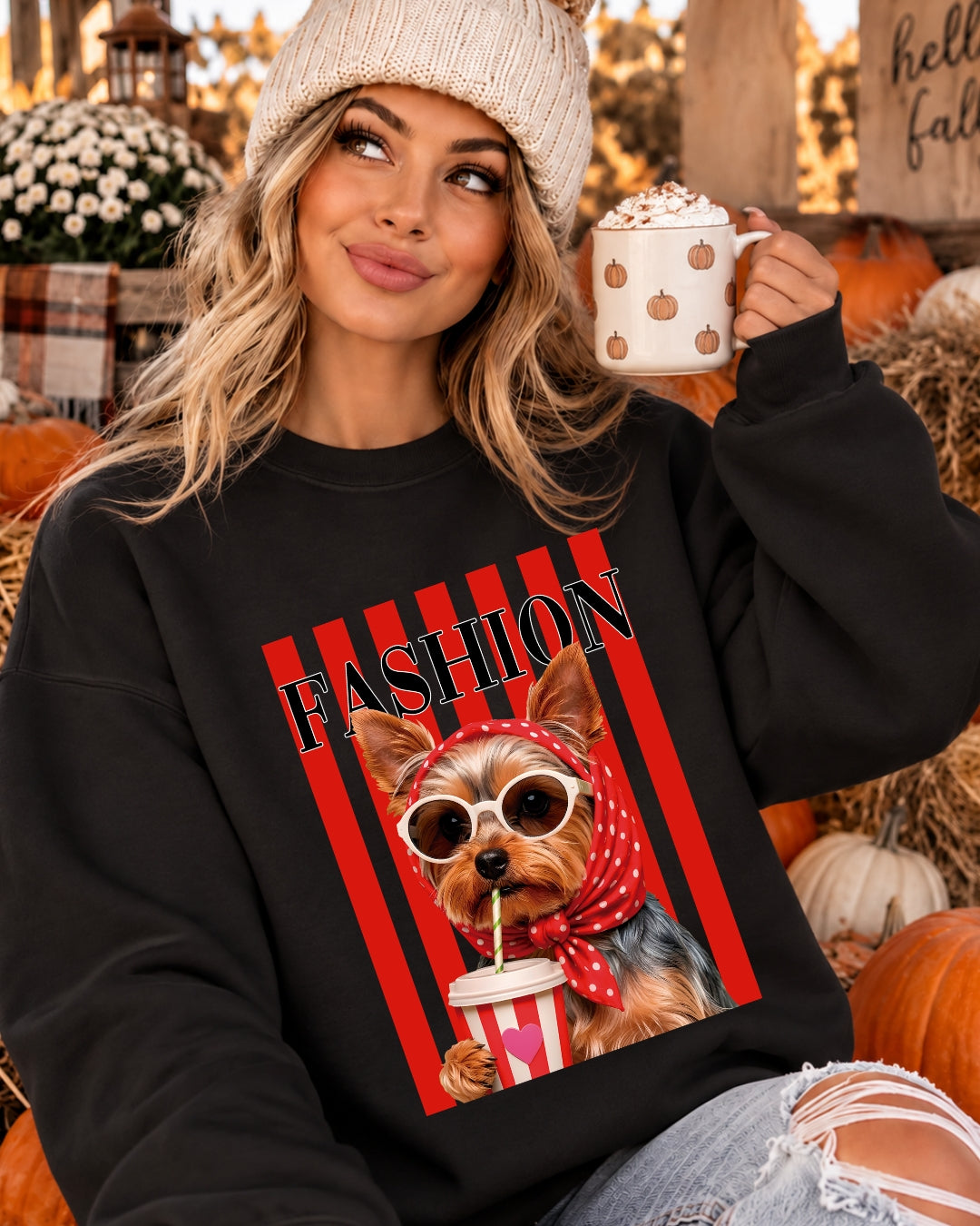 Bluza Cu Print Fashion Kitty 9