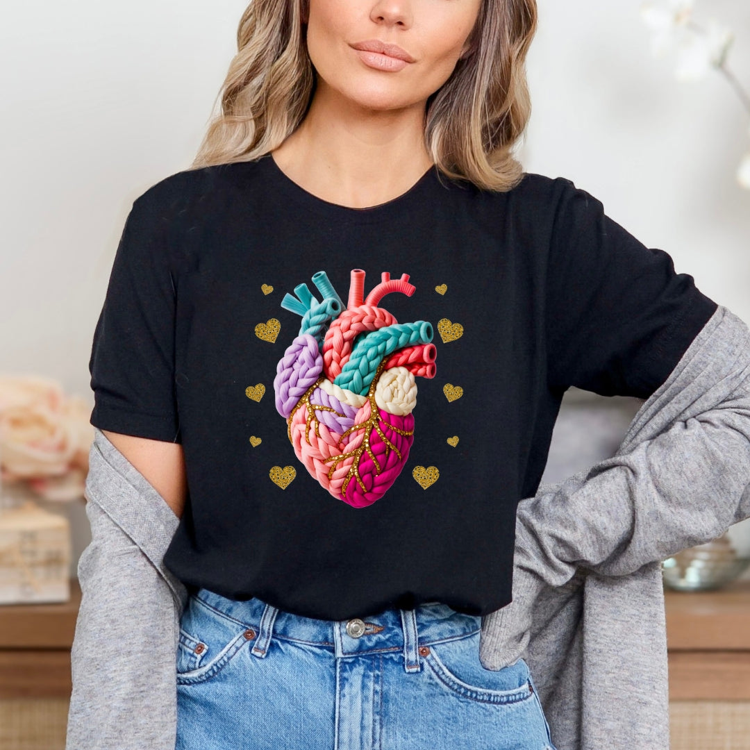 Tricou bumbac 100% inima 9