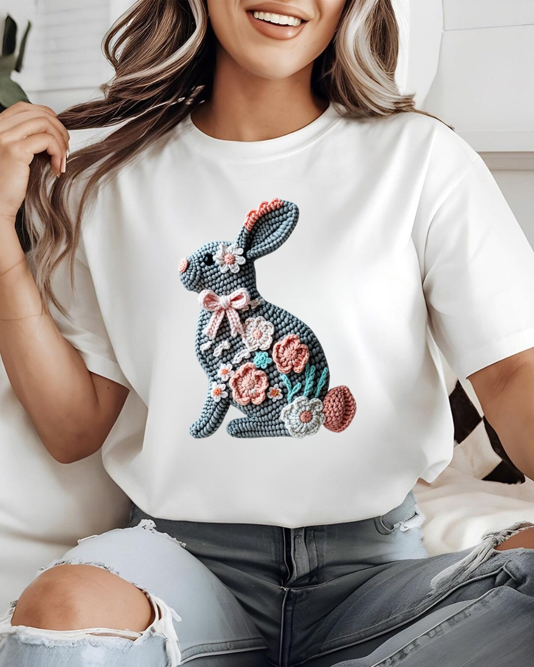 Tricou iepure 1 bumbac 100%