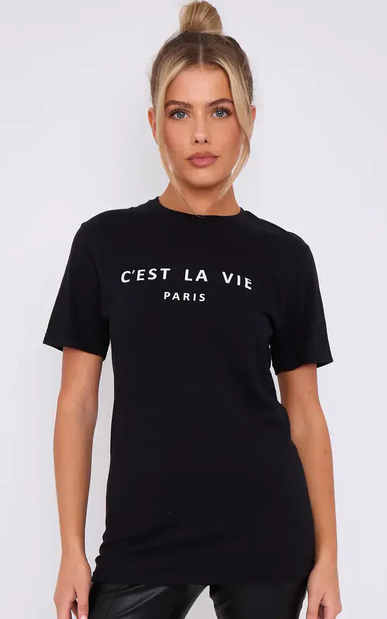 Tricou Oversized La Vie