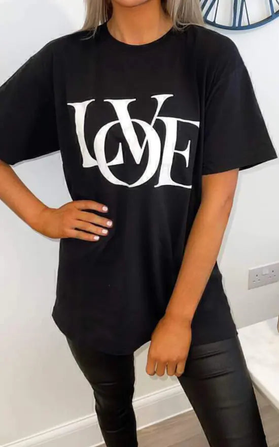 Tricou Oversized Inter LoVe