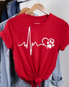 Tricou ekg mare