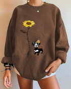 Bluza Doggy Flower