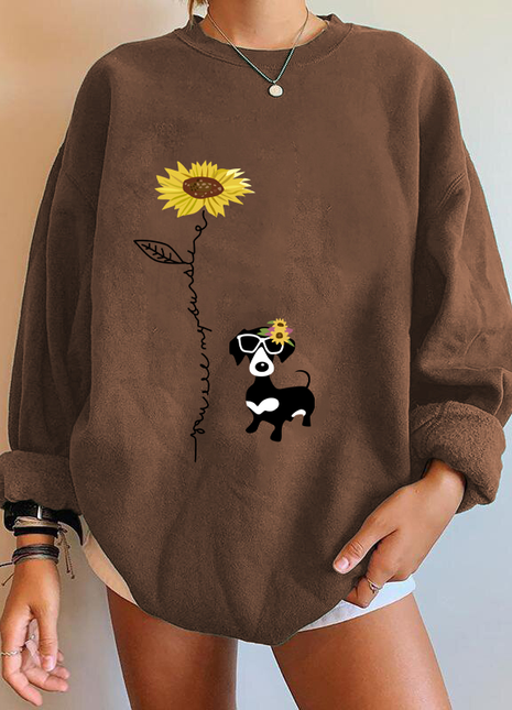 Bluza Doggy Flower