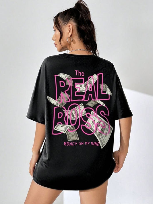 Tricou Oversized Real Money