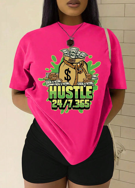 Tricou Oversized Hustle