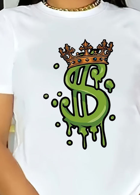 Tricou Oversized Dollar Sign