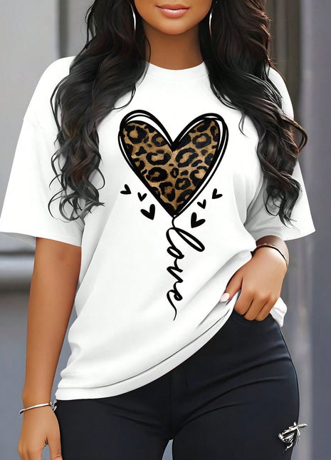 Tricou Oversized Love heart