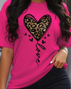 Tricou Oversized Love heart