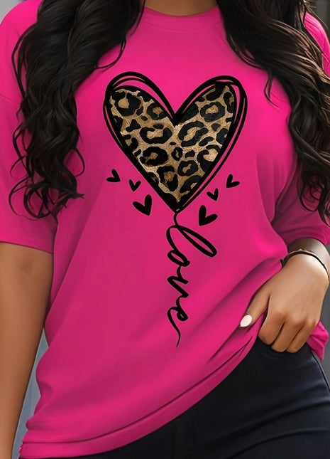 Tricou Oversized Love heart