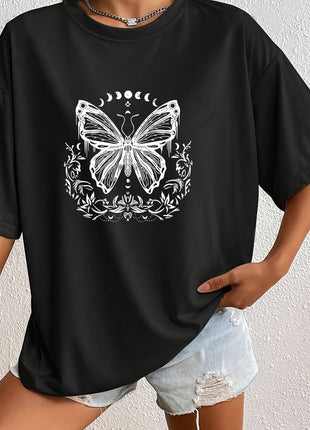 Tricou Oversized Fly White