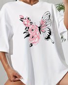 Tricou Oversized Fly Pink