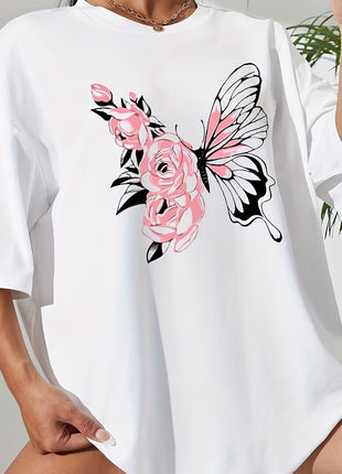 Tricou Oversized Fly Pink