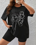 Tricou Oversized FACES