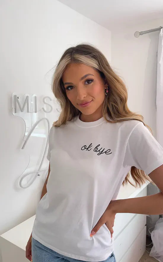 Tricou Oversized Ok Bye