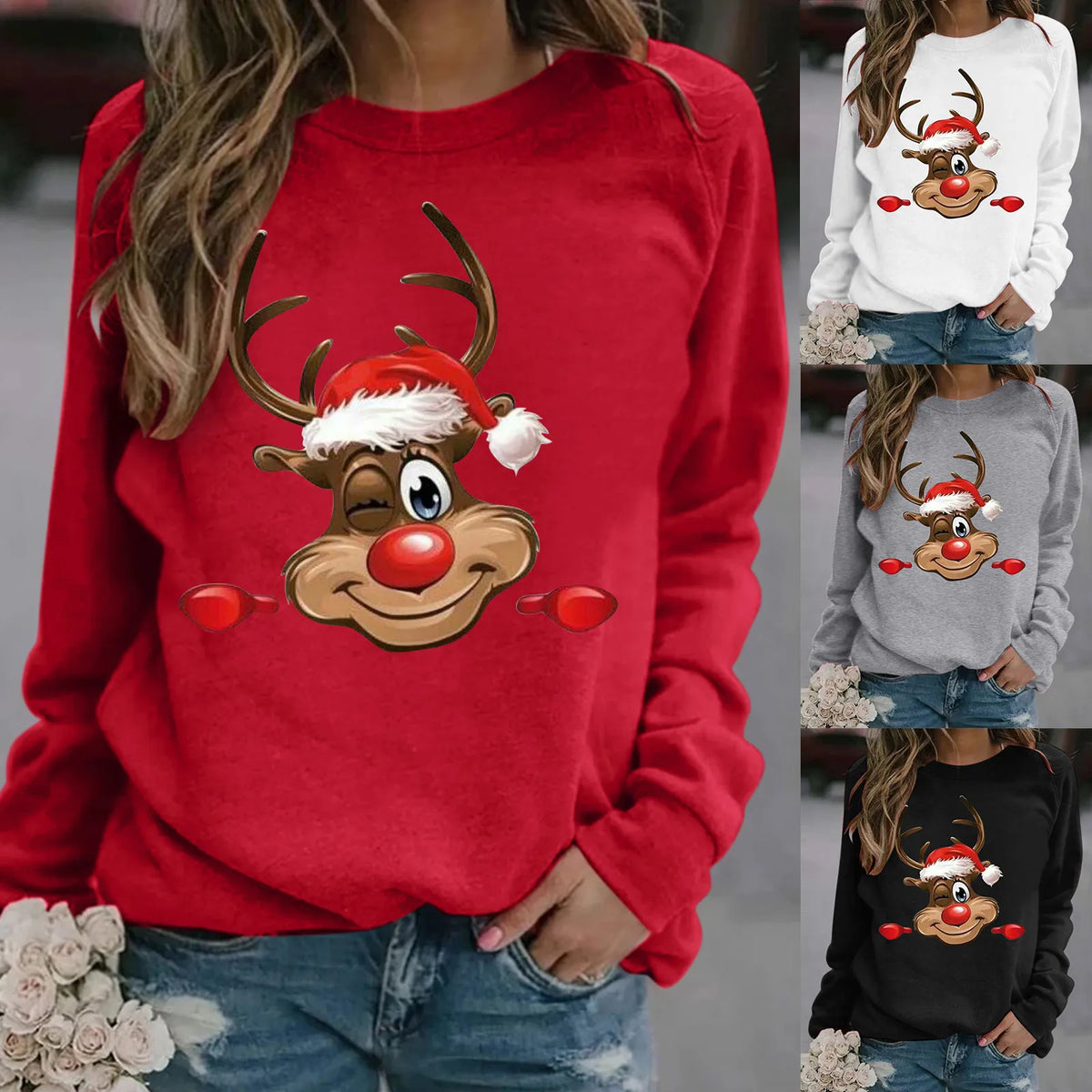 Bluza Renul Imbratiseaza