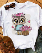 Tricou Owl buchet