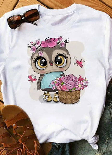 Tricou Owl buchet