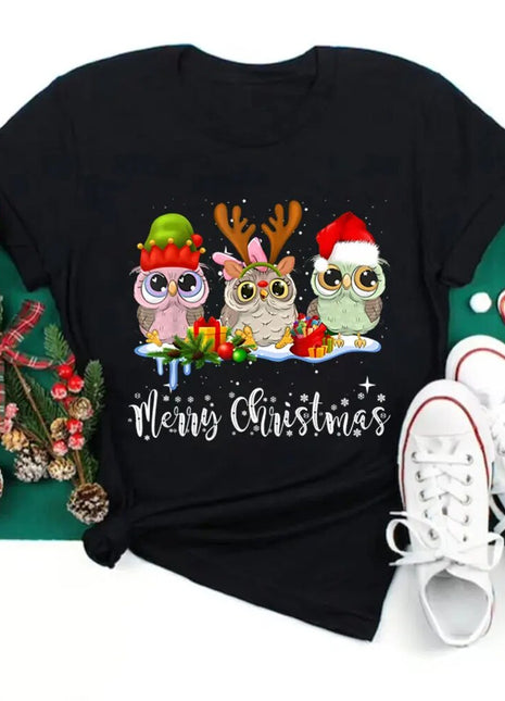 Tricou 3 Merry Owls