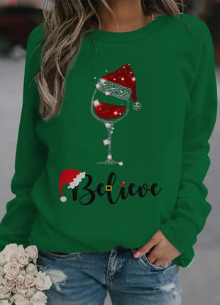 Bluza Believe wine