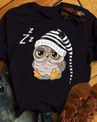 Tricou owl sleep