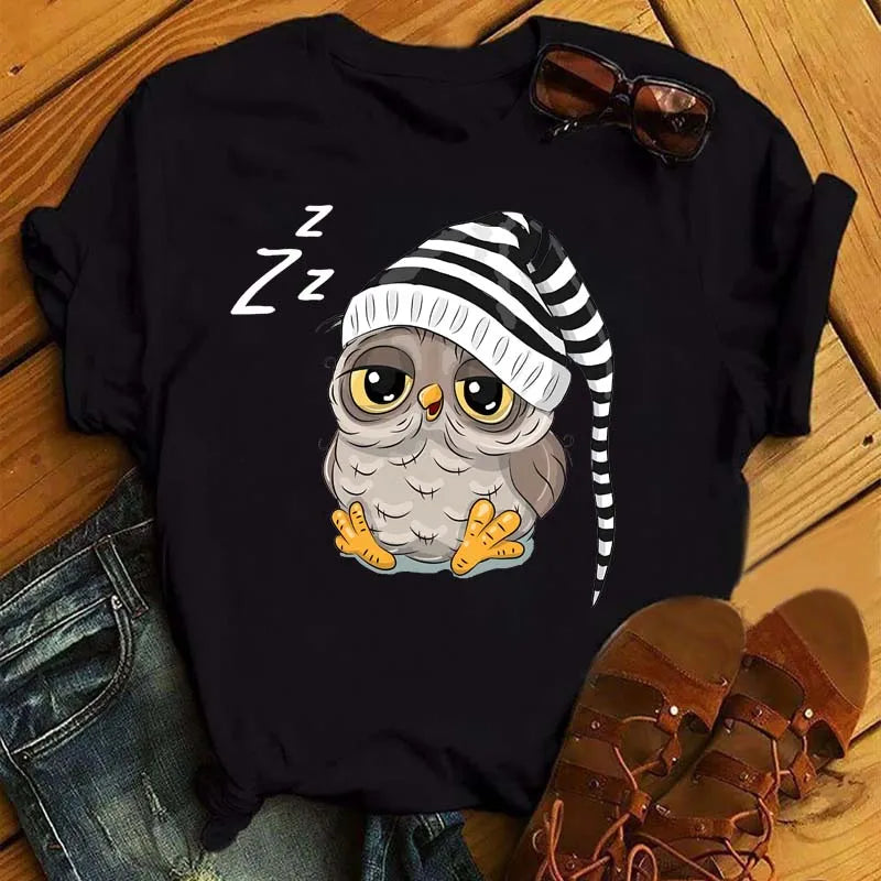 Tricou owl sleep