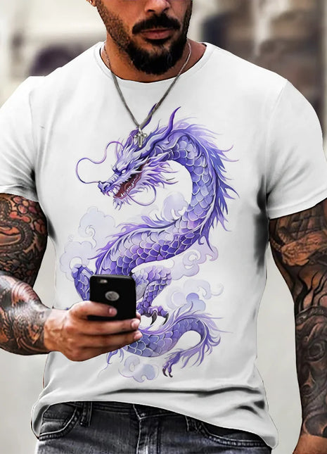 Tricou Dragon Purp