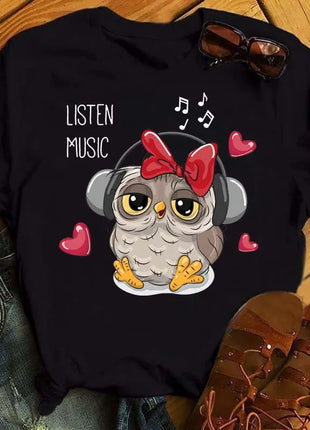 Tricou Owl music