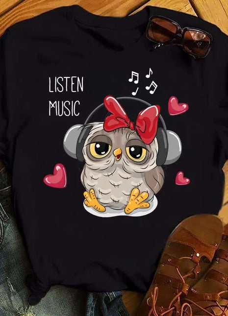 Tricou Owl music