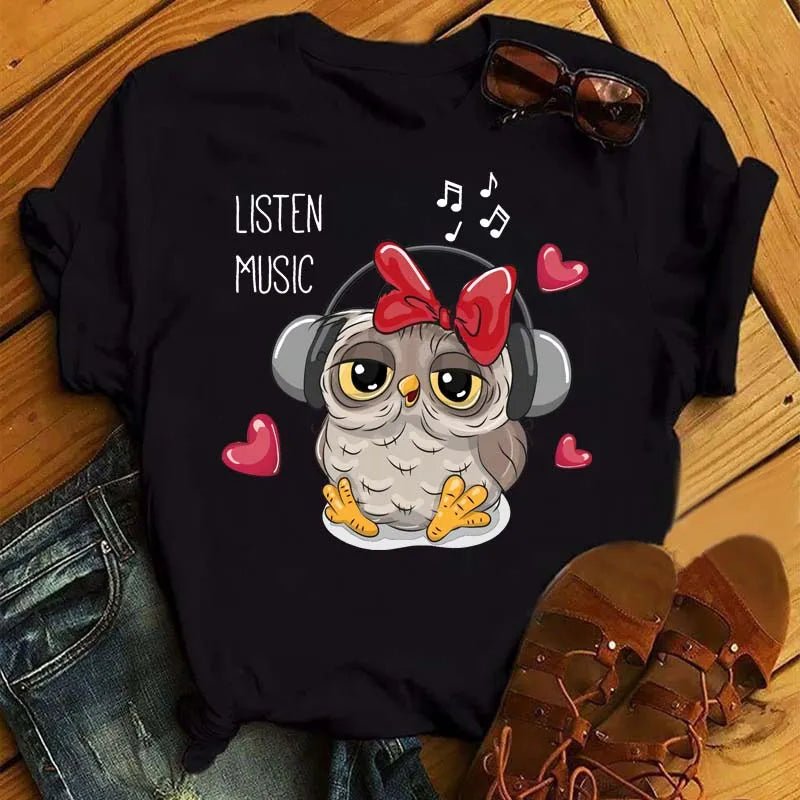 Tricou Owl music