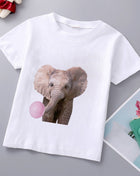 Tricou copii Elefant roz