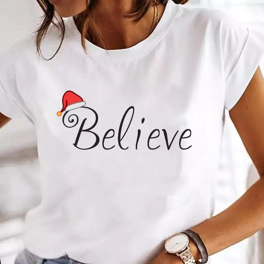 Tricou Craciun Believe