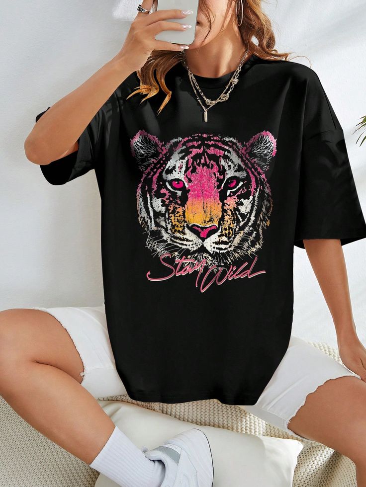 Tricou Oversized Stay Wild