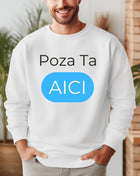 Bluza Alba Personalizata Barbat