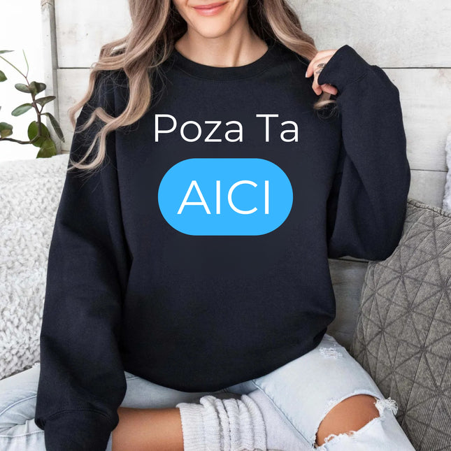 Bluza Neagra Personalizata Dama