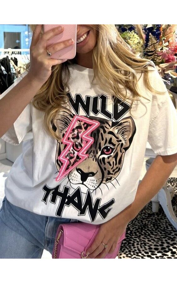 Tricou Oversized Tiger Flash