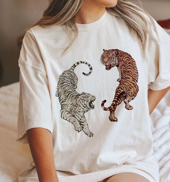 Tricou Oversized Tigrii