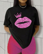 Tricou Oversized Purple crown