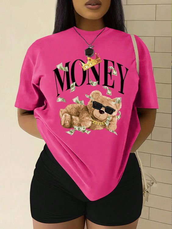 Tricou Oversized Money Bear