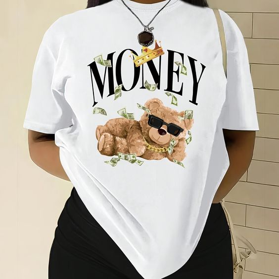 Tricou Oversized Money Bear