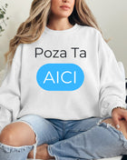 Bluza Alba Personalizata Dama