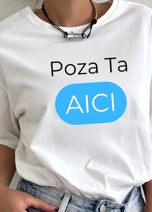 Tricou Alb Personalizat Dama (Copy)