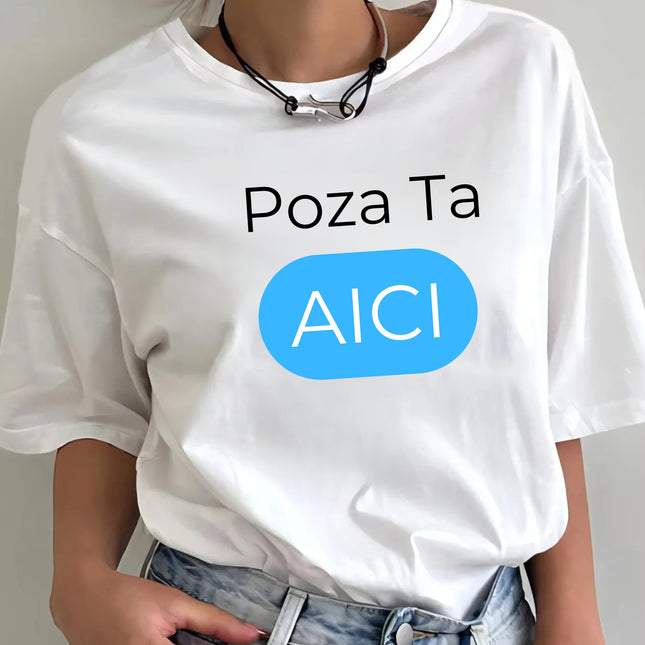 Tricou Alb Personalizat Dama (Copy)