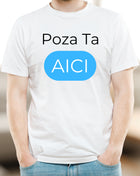 Tricou Alb Personalizat Barbat