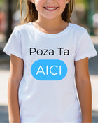 Tricou Alb Personalizat Copii