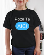 Tricou Negru Personalizat Copii