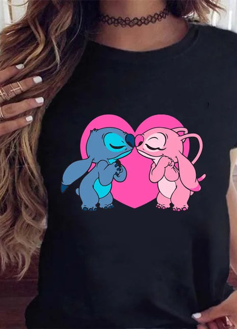 Tricou Angel and stitch