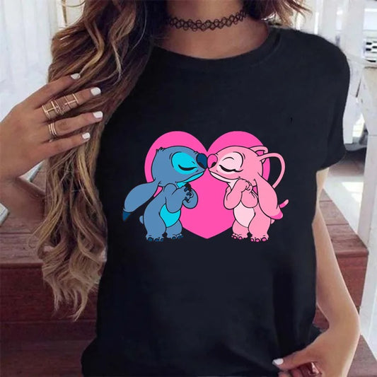 Tricou Angel and stitch